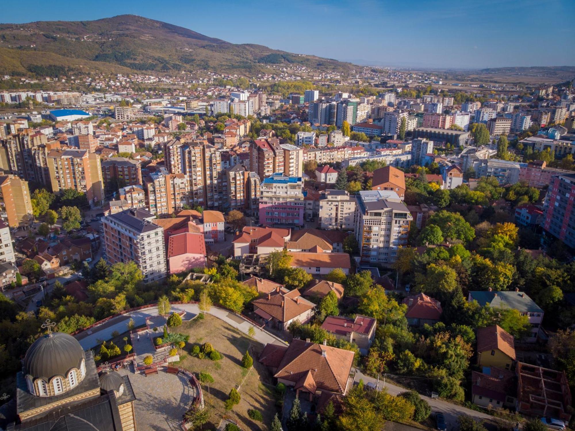 Hotel North City Mitrovica Bagian luar foto